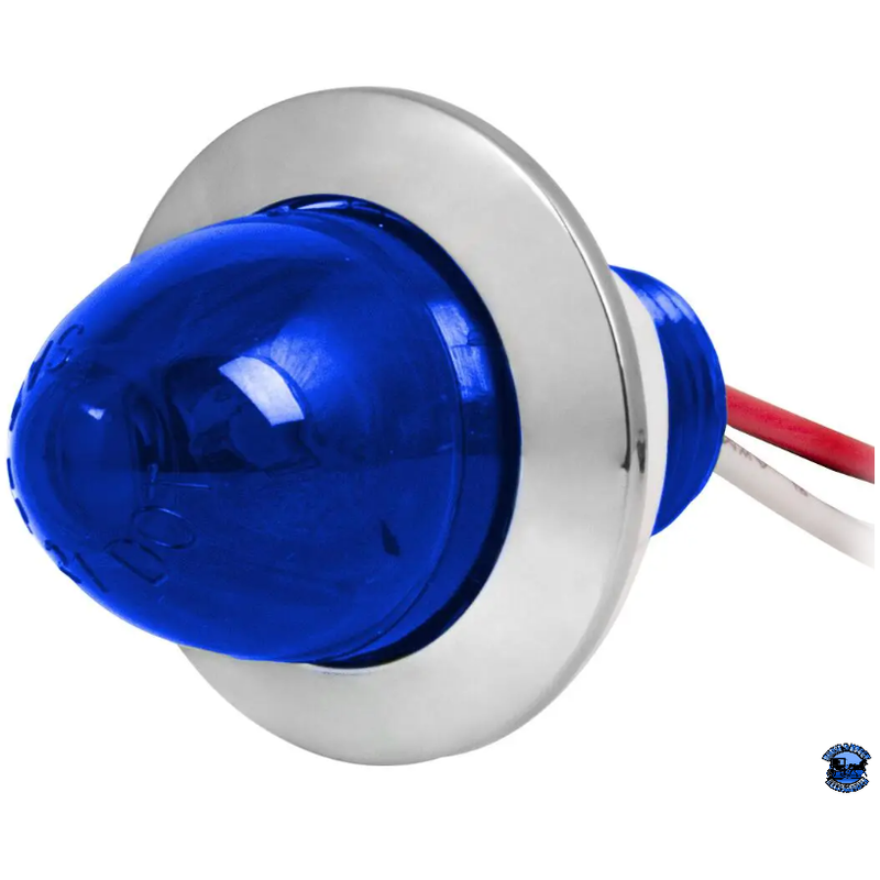 Grand General 1" Mini Push/Screw watermelon LED  Light With Chrome Plastic Bezel watermelon sealed led Amber/Amber,Amber/Clear,Red/Red,Red/Clear,White/Clear,Blue/Blue,Blue/Clear,Green/Green,Green/Clear Gray