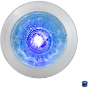 Grand General 1" Mini Push/Screw watermelon LED  Light With Chrome Plastic Bezel watermelon sealed led Amber/Amber,Amber/Clear,Red/Red,Red/Clear,White/Clear,Blue/Blue,Blue/Clear,Green/Green,Green/Clear Light Steel Blue