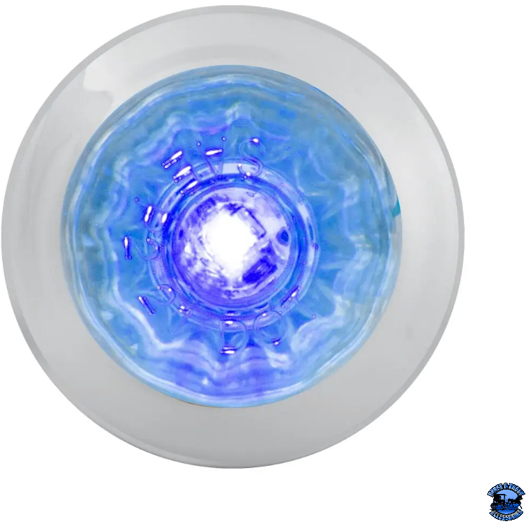Grand General 1" Mini Push/Screw watermelon LED  Light With Chrome Plastic Bezel watermelon sealed led Amber/Amber,Amber/Clear,Red/Red,Red/Clear,White/Clear,Blue/Blue,Blue/Clear,Green/Green,Green/Clear Light Steel Blue