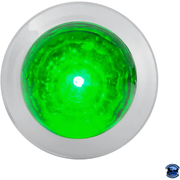 Grand General 1" Mini Push/Screw watermelon LED  Light With Chrome Plastic Bezel watermelon sealed led Amber/Amber,Amber/Clear,Red/Red,Red/Clear,White/Clear,Blue/Blue,Blue/Clear,Green/Green,Green/Clear Lime Green