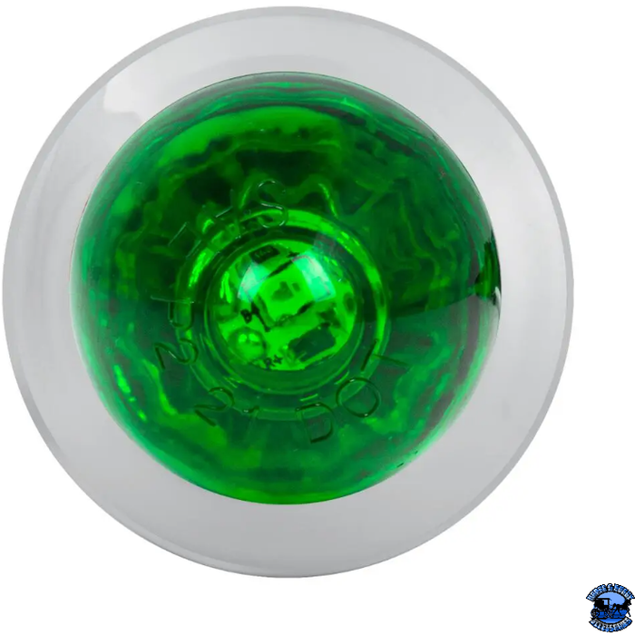 Forest Green Grand General 1" Mini Push/Screw watermelon LED  Light With Chrome Plastic Bezel watermelon sealed led Amber/Amber,Amber/Clear,Red/Red,Red/Clear,White/Clear,Blue/Blue,Blue/Clear,Green/Green,Green/Clear