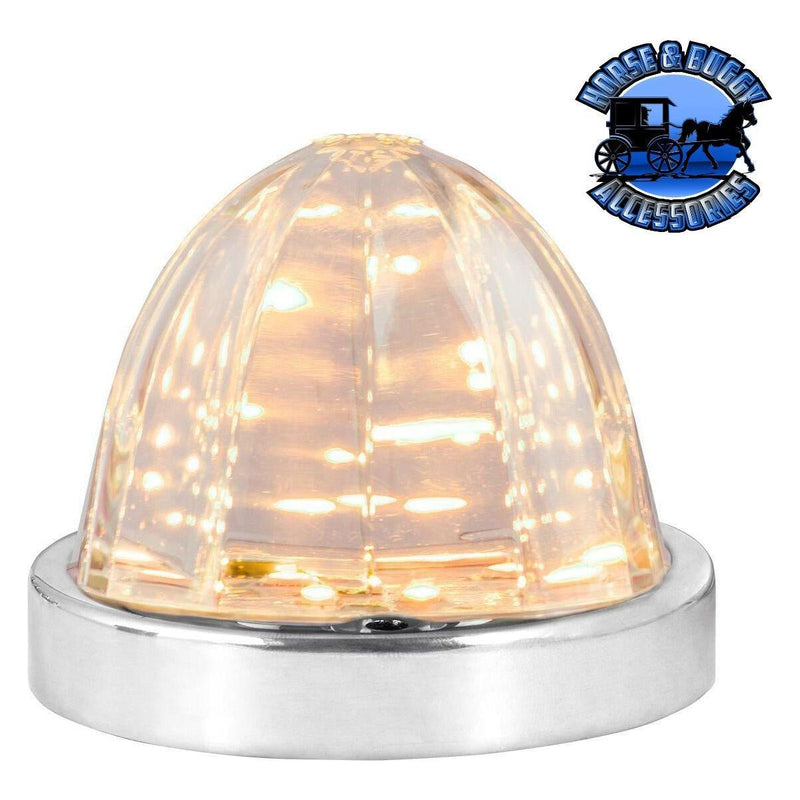 Grand General CLASSIC WATERMELON SURFACE MOUNT LED LIGHT TURN/MARKER LIGHTS watermelon sealed led 81941 amber/clear Light Gray
