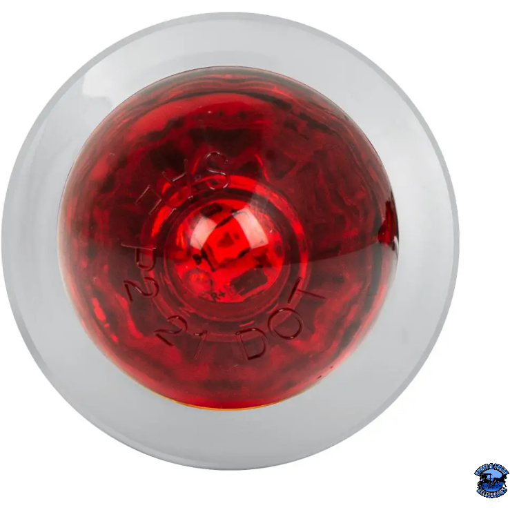 Grand General 76457 LED Rückleuchte – Rot/rot, 18 LEDs, 10,2 Cm, Mit Tülle & Zopf, DOT-zugelassen Für LKW & Anhänger