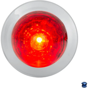 Grand General 1" Mini Push/Screw watermelon LED  Light With Chrome Plastic Bezel watermelon sealed led Amber/Amber,Amber/Clear,Red/Red,Red/Clear,White/Clear,Blue/Blue,Blue/Clear,Green/Green,Green/Clear Firebrick