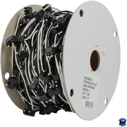 GRAND GENERAL CONTINUOUS 2-PRONG LIGHT PLUG WIRE HARNESS ROLL Wire Harness 6"/200,10"/120,12"/100,15"/80,18"/80,24"/60 Black