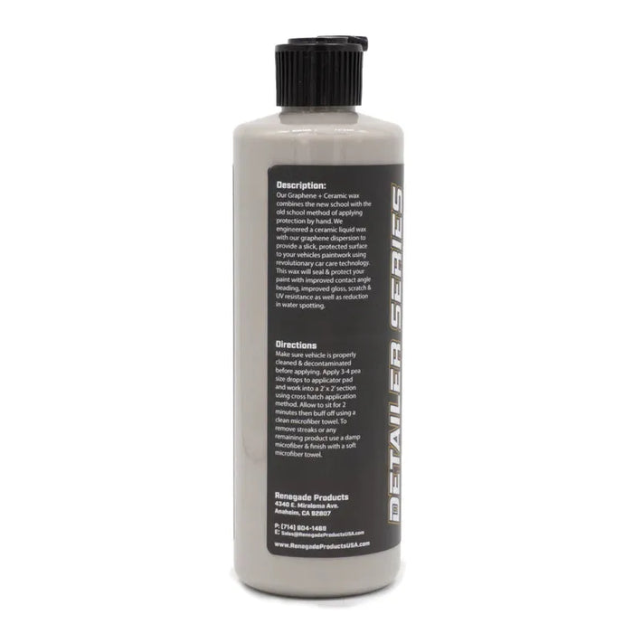 Dark Slate Gray RENEGADE PRODUCTS USA Graphene + Ceramic Wax Renegade Graphene + Ceramic Line