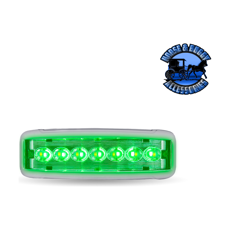 Trux LED Interior Projector Dome Sleeper Light for Kenworth & Peterbilt 14 Diodes DOME LIGHT Light Gray