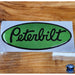 Sienna Custom Peterbilt Emblem Decal Replacements Made In The USA (Choose Color) Emblems Green/Black