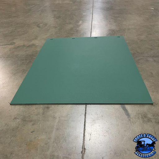 Slate Gray MUD-162430-100 1/4'' GREEN PLASTIC MUDFLAP (24'' X 30'') Smooth