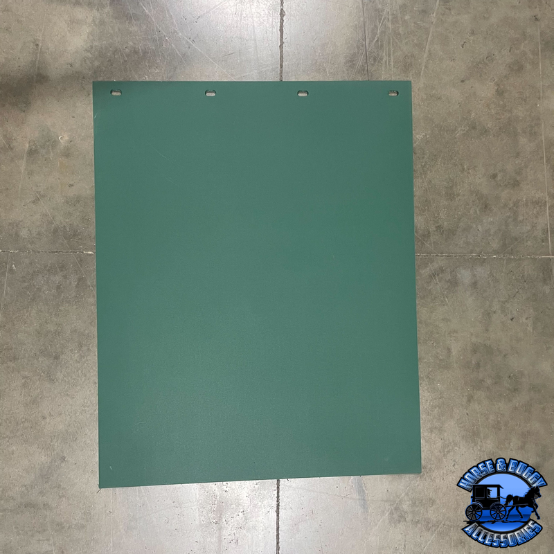 MUD-162430-100 1/4'' GREEN PLASTIC MUDFLAP (24'' X 30'') Smooth Dim Gray