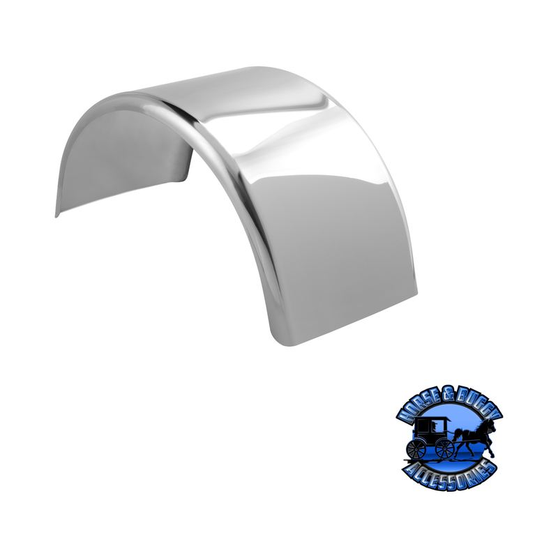 h-3706 80'' 304ss single radius fender 14 gauge (24''x25.5) pair SINGLE AXLE FENDER Dark Gray