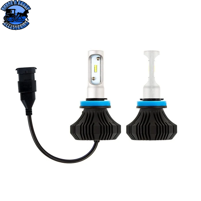 SB-H11-HLV4 H11 LED FANLESS HEADLIGHT CONVERSION KIT W/COMPACT HEAT SHRINK