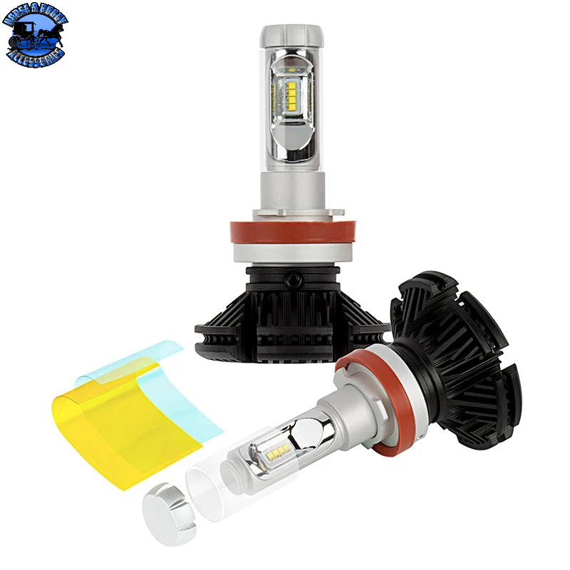SB-H11-HLV5-OB Open Box LED Headlight Kit - H9 / H11 LED Fanless Headlight Conversion Kit with Adjustable Color Temperature and Compact Heat Sink - Natural White *DISCONTINUED*