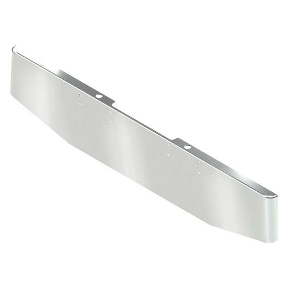 Light Gray E-HA-0000-03 18'' TAPERED TO 14'' HAND ROLLED 359 PETE BUMPER BOLT HOLES ONLY PETERBILT