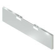 E-HA-0010-52 22'' PETE 359 BOXED BUMPER W/ BOLT & TOW HOLES PETERBILT BUMPER Light Gray