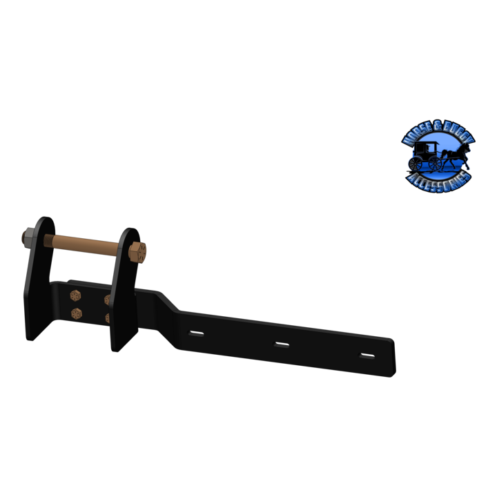 Hogebuilt Blind Mount Half Fender Front Brackets (Choose suspension) fender bracket Low-Air leaf (Pre-2005) LEFT 1773-9dl Black