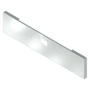 E-HC-0010-51 20'' PETE 379 BOXED BUMPER W/TOW & BOLT HOLES PETERBILT BUMPER Light Gray