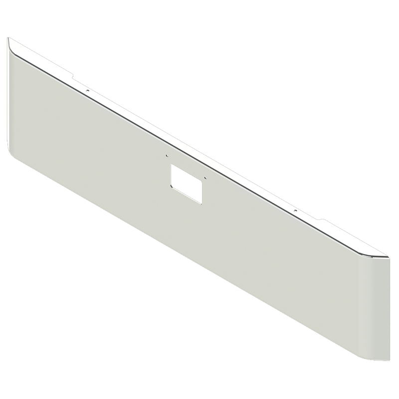 e-hc-xx10-42-ust 22'' BLIND MOUNT BUMPER W/ TOW HOLE ONLY PETERBILT BUMPER Light Gray