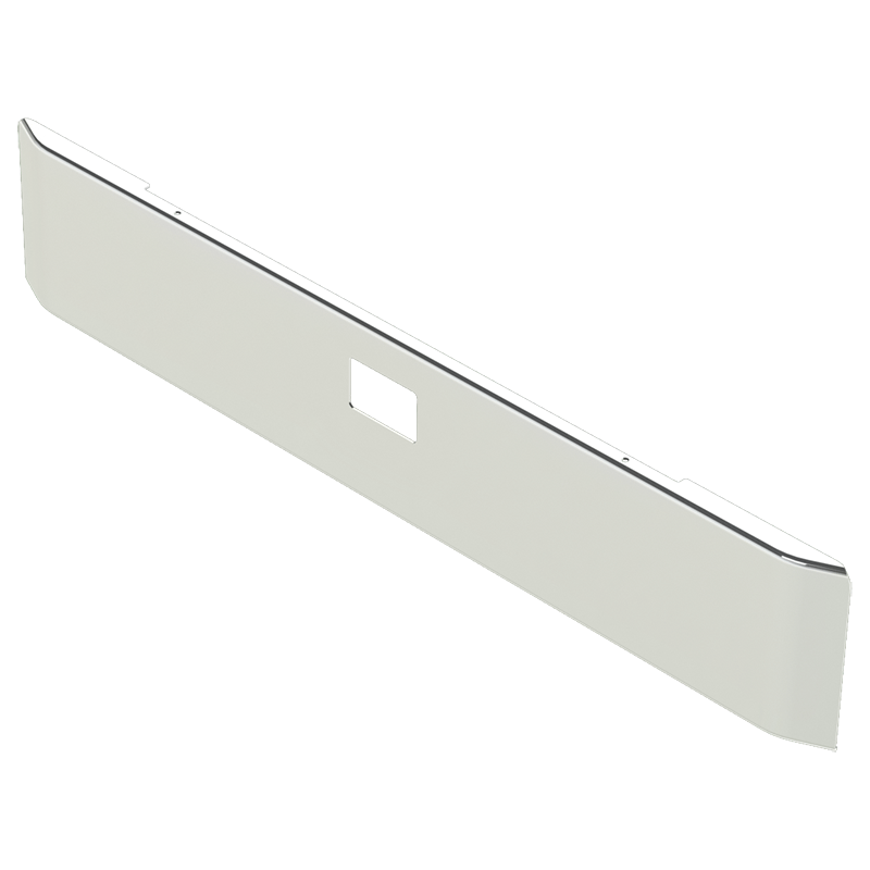 18'' PETE BLIND MOUNT ROLLED EDGE BUMPER W/TOW HOLE ONLY bumper Light Gray