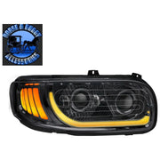 Peterbilt 389 Trux headlights (Choose style and Color) dot approved (ALL LED) PETERBILT Heated / Chrome / Driver's Side,Heated / Chrome / Passenger's Side,Heated / Black / Driver's Side,Heated / Black / Passenger's Side,Standard / Chrome / Driver's Side,Standard / Chrome / Passenger's Side,Standard / Black / Driver's Side,Standard / Black / Passenger's Side Dark Slate Gray