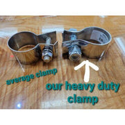 hogebuilt single axle fender Stainless Steel 80" Pair w/heavy duty brackets (h-2706 4x mq2012 4x 1447) SINGLE AXLE FENDER Rosy Brown