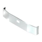 E-HJ-0010-20 1991 AND LATER 377AE, 375 18" SET FORWARD AXLE 10 GA STEEL CHROME BOLT HOLES, CENTER TOW PIN HOLE BUMPER Light Gray