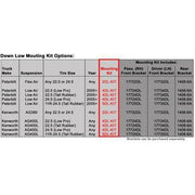 Hogebuilt Blind Mount Half Fender Front Brackets (Choose suspension) fender bracket Peterbilt flex air/AG380 RIGHT 1772-2dl,Peterbilt flex air/AG380 LEFT 1773-2dl,Kenworth ag400l RIGHT 1772-4dl,Kenworth ag400l LEFT 1773-4dl,Peterbilt low air leaf (2005 newer) RIGHT 1772-5dl,Peterbilt low air leaf (2005 newer) LEFT 1773-5dl,Low-Air leaf (Pre-2005) RIGHT 1772-9dl,Low-Air leaf (Pre-2005) LEFT 1773-9dl,(8 bag) or Universal Mount 1772-8dl,(8 bag) or Universal Mount 1773-8dl,1773-3dl,1772-3dl,1772-6dl,1773-6dl Gr