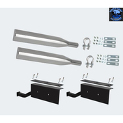 hogebuilt 80" Half Fender Stainless Steel w/12 gauge heavy duty brackets h-ba510ht, 1x1406-6a, 2xmq2012, 2x1447 HALF FENDERS Lavender