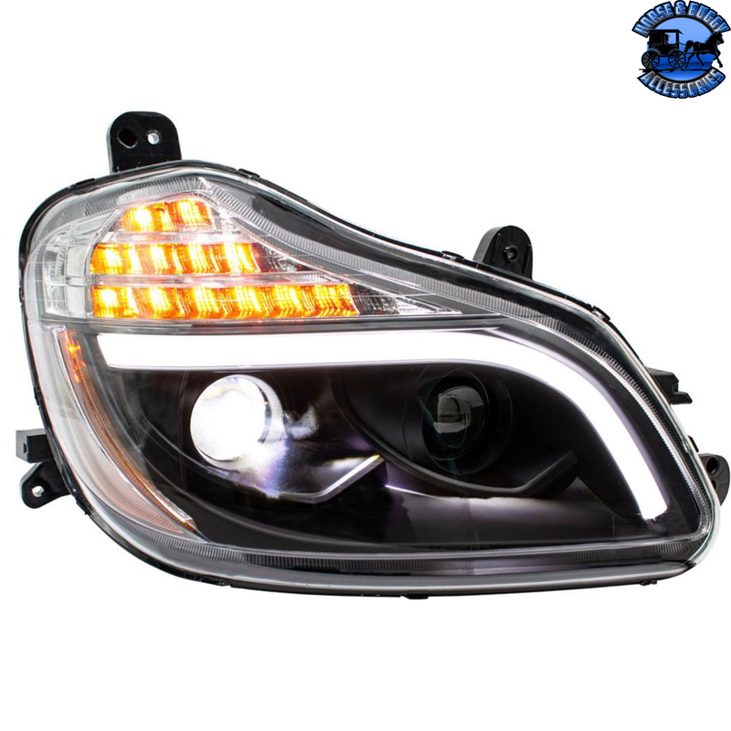 Blackout 8 LED Projection Headlight For 2013-2021 Kenworth T680 (Choose Side)