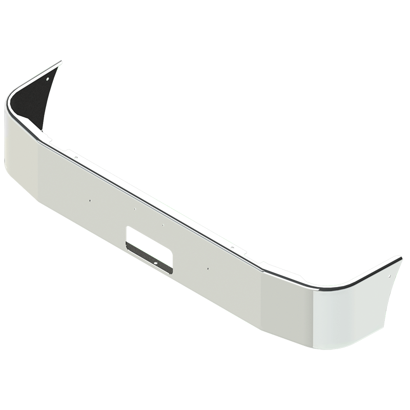 E-HP-0010-18 PETE 330 13'' SET FORWARD AXLE BUMPER FOR 2000 PETERBILT BUMPER Light Gray