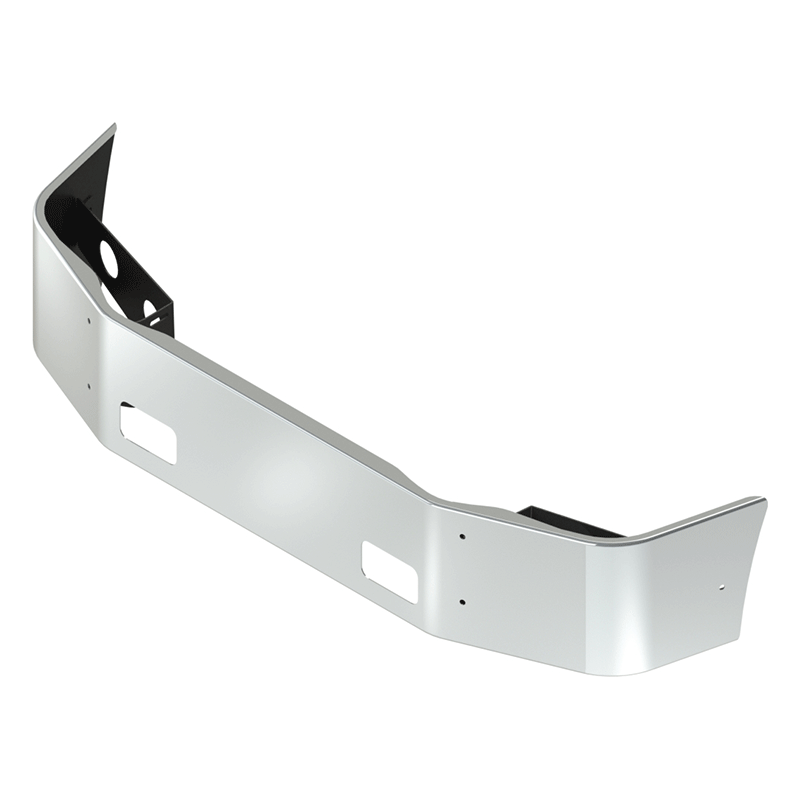 E-HS-0010-16 16'' PETE 387 BUMPER SET BACK AXLE (2002 & NEWER) PETERBILT BUMPER Light Gray