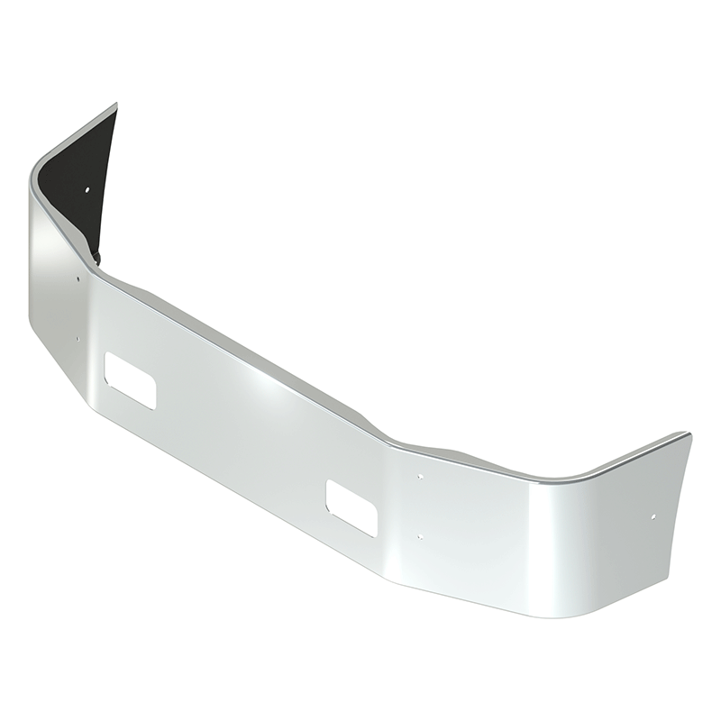 E-HS-0010-17 18'' pete 387 set back axle bumper with tow/bolt holes PETERBILT BUMPER Light Gray