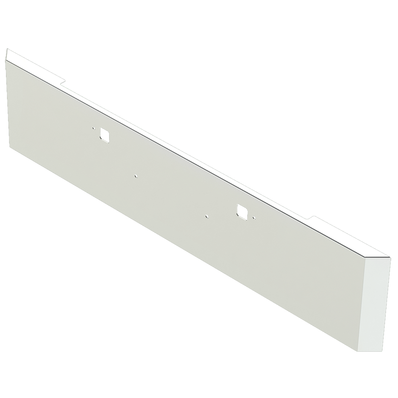 #HV-0010-114 Bumper Peterbilt 389 (Tow/bolt holes) 20"mitered (Chromed steel)