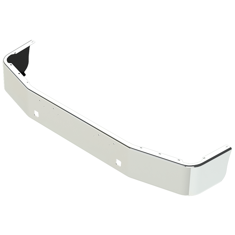 e-hx-0010-15 2007 and newer 367 , 567 12" bolt and tow holes set back axle brackets not included PETERBILT BUMPER Light Gray