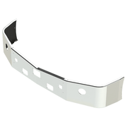 HZA-5110-17Y-V4  579 PETERBILT 18" SET BACK AXLE, STEPS AND TOW PIN HOLES 10 GA STEEL CHROME, BOLT HOLES, FACTORY LIGHT HOLES, RADAR ACCOMMODATION BUMPER Light Gray