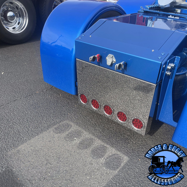 Iowa Customs 304 Stainless Rear Center Panel - 20" Drop (Choose Style) REAR CENTER PANEL IC983005-14 (4) 4" Light Holes | #8 304 Polished Stainless Steel,IC983006-14 (5) 4" Light Holes | #8 304 Polished Stainless Steel,IC983007-14 (3) 3/4" lights & (5) 4" Round Lights | #8 304 Polished Stainless Steel,IC983008-14 (5) 3/4" lights & (4) 4" Round Lights | #8 304 Polished Stainless Steel,IC983050-14 (4) 4" Light Holes & (4) 4" Light Holes in Back Panel | #8 304 Polished Stainless Steel,IC983051-14 (5) 4" Light 