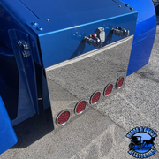 Iowa Customs 304 Stainless Rear Center Panel - 20" Drop (Choose Style) REAR CENTER PANEL IC983005-14 (4) 4" Light Holes | #8 304 Polished Stainless Steel,IC983050-14 (4) 4" Light Holes & (4) 4" Light Holes in Back Panel | #8 304 Polished Stainless Steel,IC983051-14 (5) 4" Light Holes & (4) 4" Light Holes in Back Panel | #8 304 Polished Stainless Steel,IC983005-21 (4) 4" Light Holes | Paintable Stainless Steel,IC983050-21 (4) 4" Light Holes & (4) 4" Light Holes in Back Panel | Paintable Stainless Steel,IC983