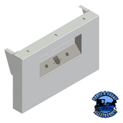 Iowa customs 304 stainless Rear Center Panel With Airline Box - 20" Drop (Choose style) REAR CENTER PANEL IC983001-14 Trailer Air & (1) 7-Way with No Lights | #8 304 Polished Stainless Steel,IC983003-14 Trailer Air & (2) 7-Ways with No Lights | #8 304 Polished Stainless Steel,IC983001-21 Trailer Air & (1) 7-Way with No Lights | Paintable Stainless Steel Finish,IC983003-21 Trailer Air & (2) 7-Ways with No Lights | Paintable Stainless Steel Finish Gray