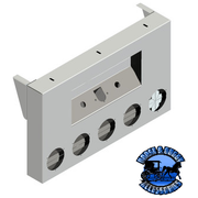 Iowa customs 304 stainless Rear Center Panel With Airline Box - 20" Drop (Choose style) REAR CENTER PANEL IC983002-14 Trailer Air, (1) 7-Way & (5) 4" Round Lights | #8 304 Polished Stainless Steel,IC983004-14 Trailer Air, (2) 7-Ways & (5) 4" Round Lights | #8 304 Polished Stainless Steel,IC983002-21 Trailer Air, (1) 7-Way & (5) 4" Round Lights | Paintable Stainless Steel Finish,IC983004-21 Trailer Air, (2) 7-Ways & (5) 4" Round Lights | Paintable Stainless Steel Finish Gray