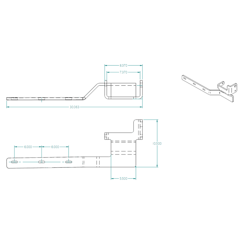 Shift Blind Mount brackets for Half Fenders Peterbilt (AIR LEAF) (Check item measurement) fender bracket sp-172670 passenger,sp-172669 drivers Gray