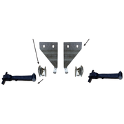 PFT-589-HHL Peterbilt 589 hidden hood latch kits (Sold in pairs) hood Gray