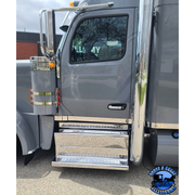 Peterbilt 589 (Choose box style) 1 piece DPF And Battery Stepbox Covers BATTERY BOX Battery box or (passenger side weedburner trucks only),Passenger side (dpf box only) Dim Gray