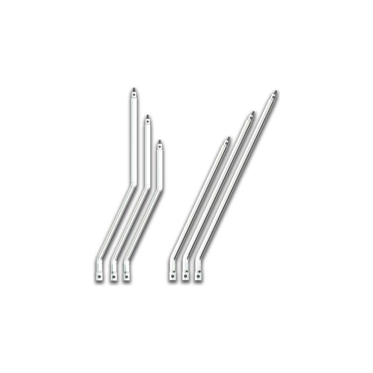 SHIFTER BIG TUBE 1.5" X 42" DIAMETER SS DOUBLE BEND FOR PETERBILT Light Gray