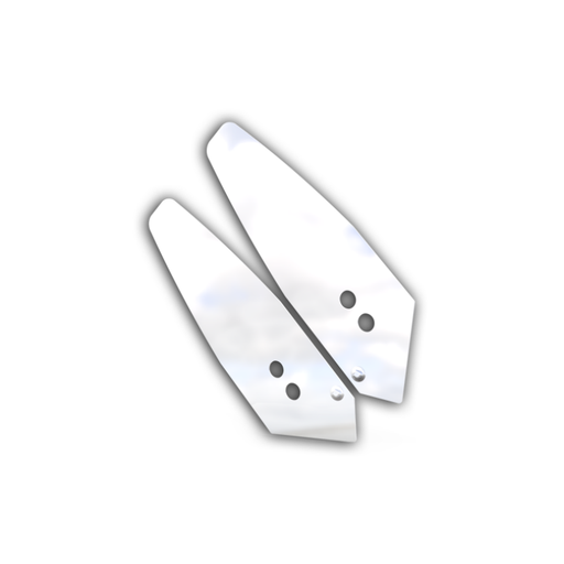 30735 Hood Latch Trim with Dimple for behind the catch for Peterbilt 589 Lavender