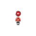 Brown Roadworks mini 3/4" (JEWEL) dual function clearance light (choose color) watermelon sealed led RED RED #JWL1018