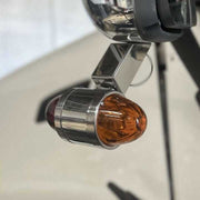 SS-1062 universal angled mirror brackets for stud mount lights Peterbilt Kenworth UNIVERSAL Gray