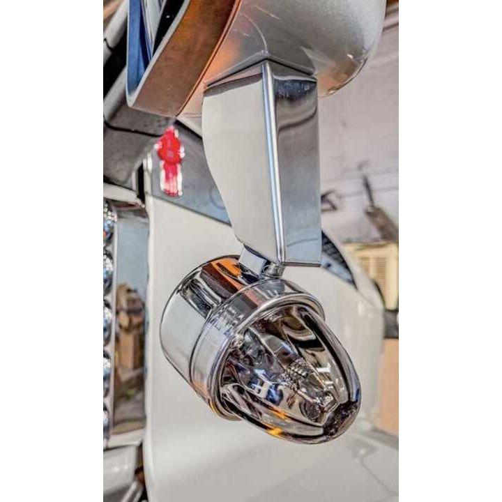 SS-1061 universal (straight) mirror brackets for stud mount lights UNIVERSAL Dark Gray