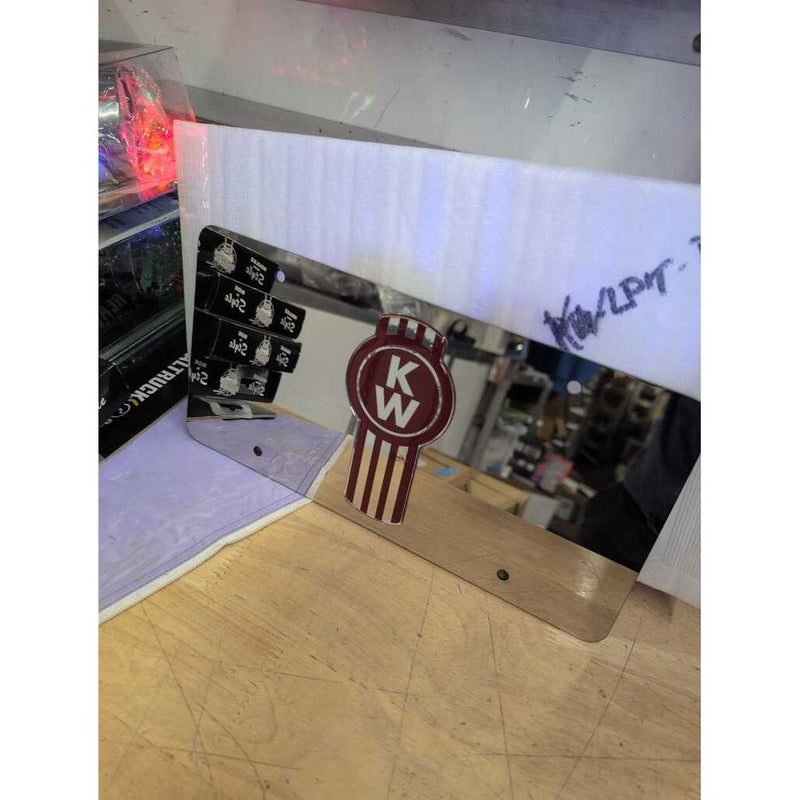 PLACA DE MATRÍCULA ESTILO PETERBILT