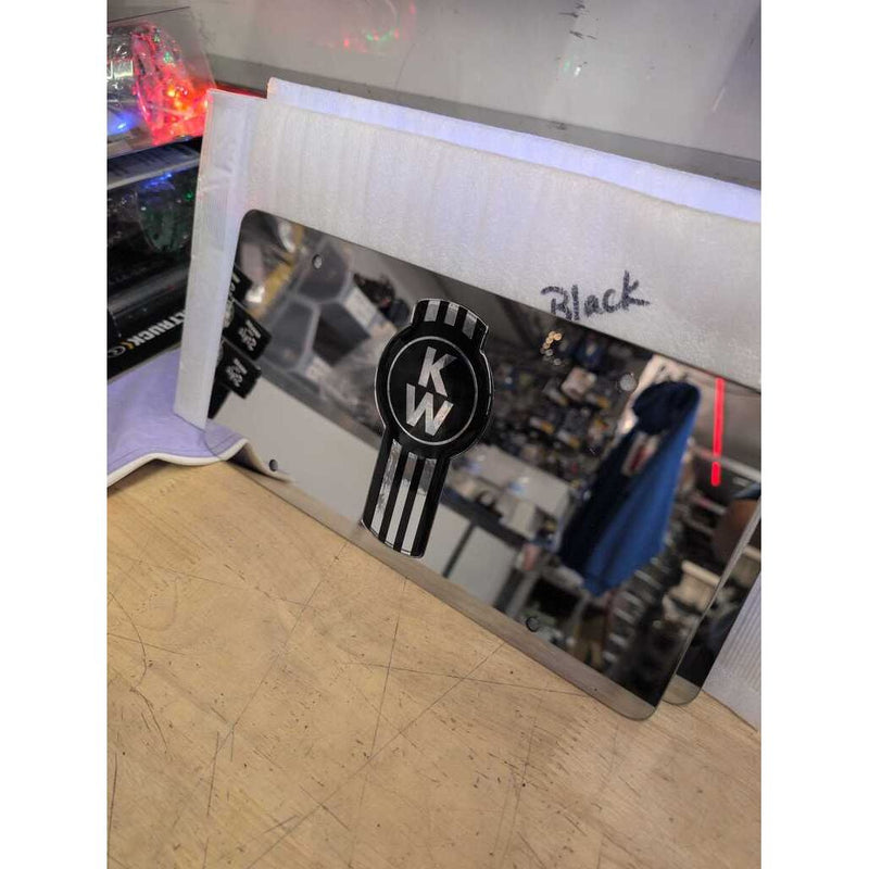 PLACA DE MATRÍCULA ESTILO PETERBILT