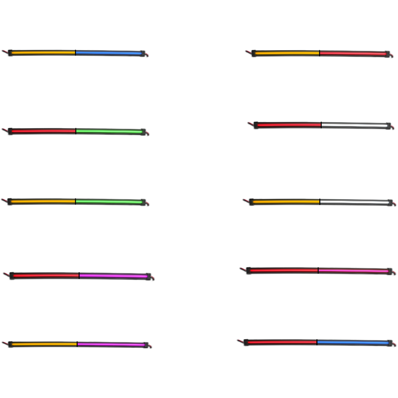 12" Center Glow Strip - Trux Dual Revolution LEDs (Choose Color) 12" Glow Strip Amber to Blue - 60 Diodes,Amber to Green - 60 Diodes,Amber to Purple - 60 Diodes,Amber to Pink - 60 Diodes,Amber to Red - 60 Diodes,Amber to White - 60 Diodes,Red to Blue - 60 Diodes,Red to Green - 60 Diodes,Red to Purple - 60 Diodes,Red to Pink - 60 Diodes,Red to White - 60 Diodes Dark Slate Gray